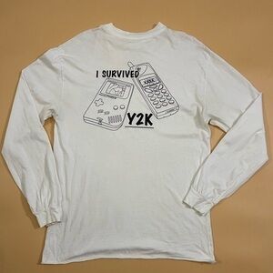 ARIES “I survived Y2K” Front/Back Long-Sleeve Graphic Tee